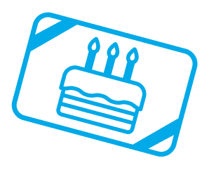 誕生日カード送付率100%